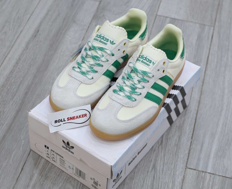 Giày Adidas Samba Wales Bonner Cream Green Men's Best Quality
