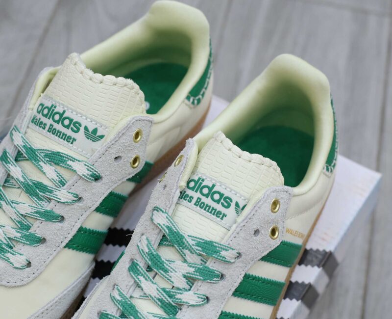 Giày Adidas Samba Wales Bonner Cream Green Men's Best Quality
