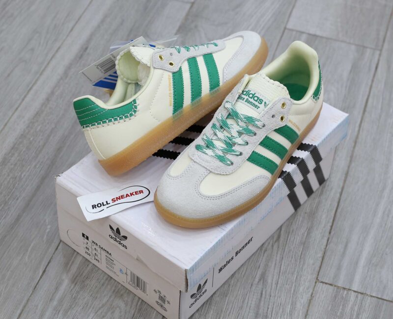 Giày Adidas Samba Wales Bonner Cream Green Men's Best Quality
