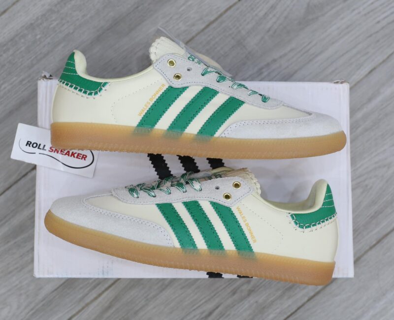 Giày Adidas Samba Wales Bonner Cream Green Men's Best Quality