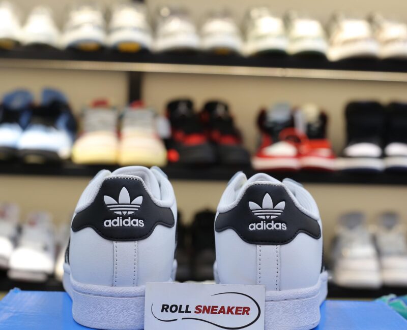 Giày Adidas Superstar trắng sọc đen Best Quality