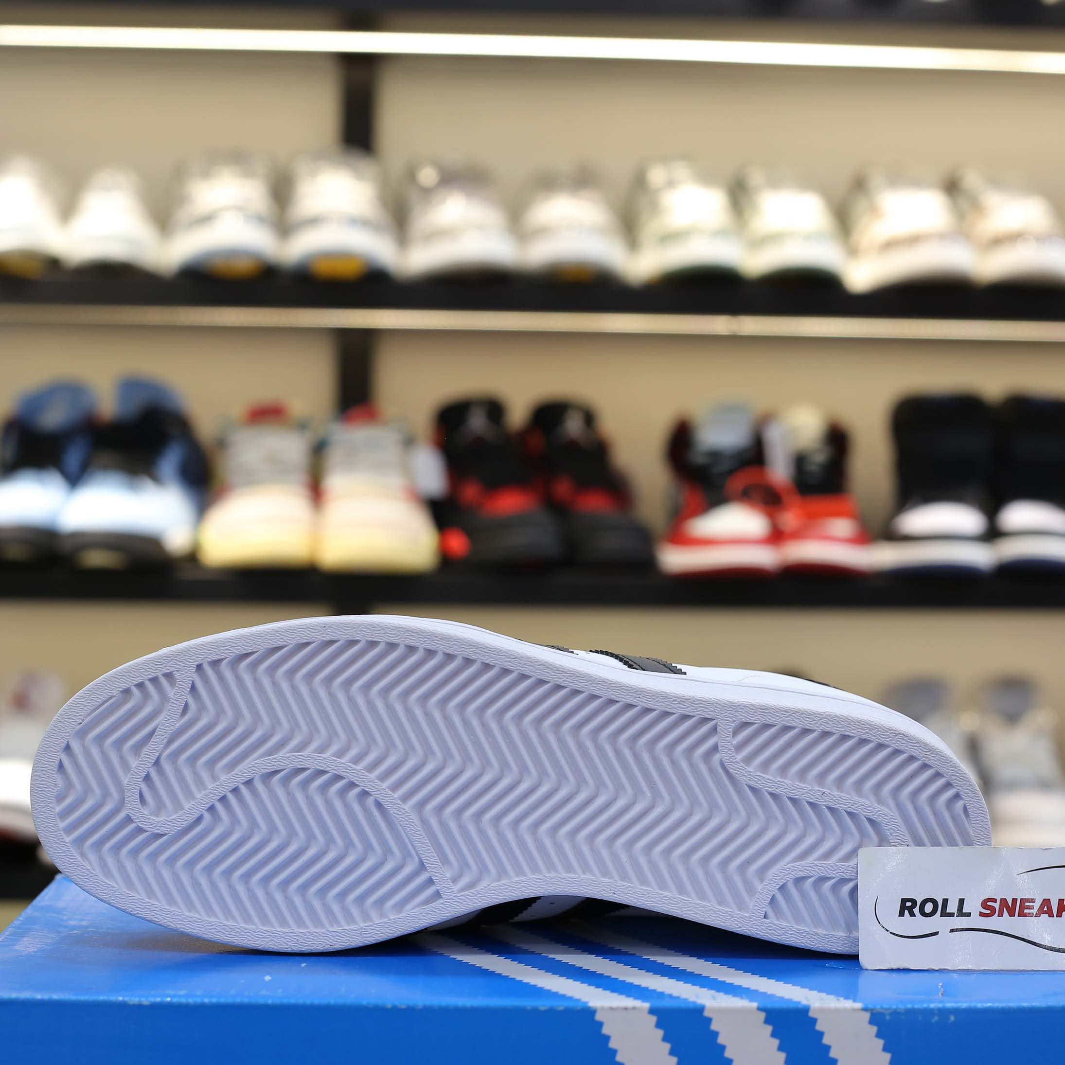 Giày Adidas Superstar trắng sọc đen Best Quality