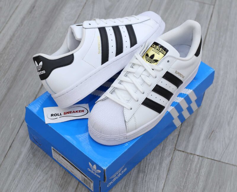Giày Adidas Superstar trắng sọc đen Best Quality