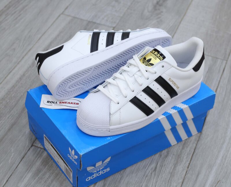 Giày Adidas Superstar trắng sọc đen Best Quality