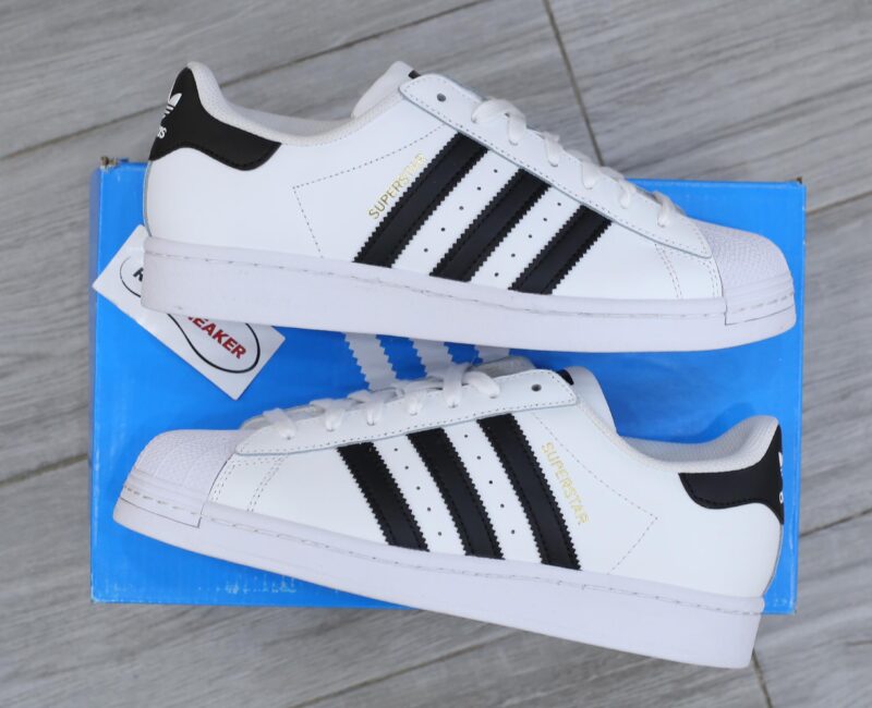 Giày Adidas Superstar trắng sọc đen Best Quality