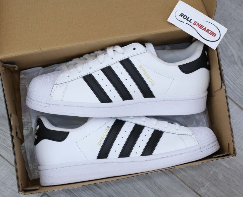 Giày Adidas Superstar trắng sọc đen Best Quality