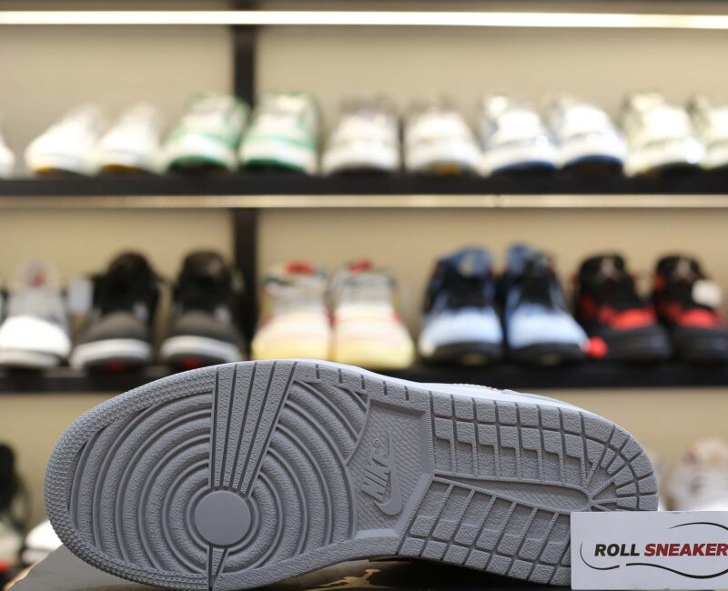 Giày Air Jordan 1 Low SE ‘Light Smoke Grey Gym Red’ Best Quality