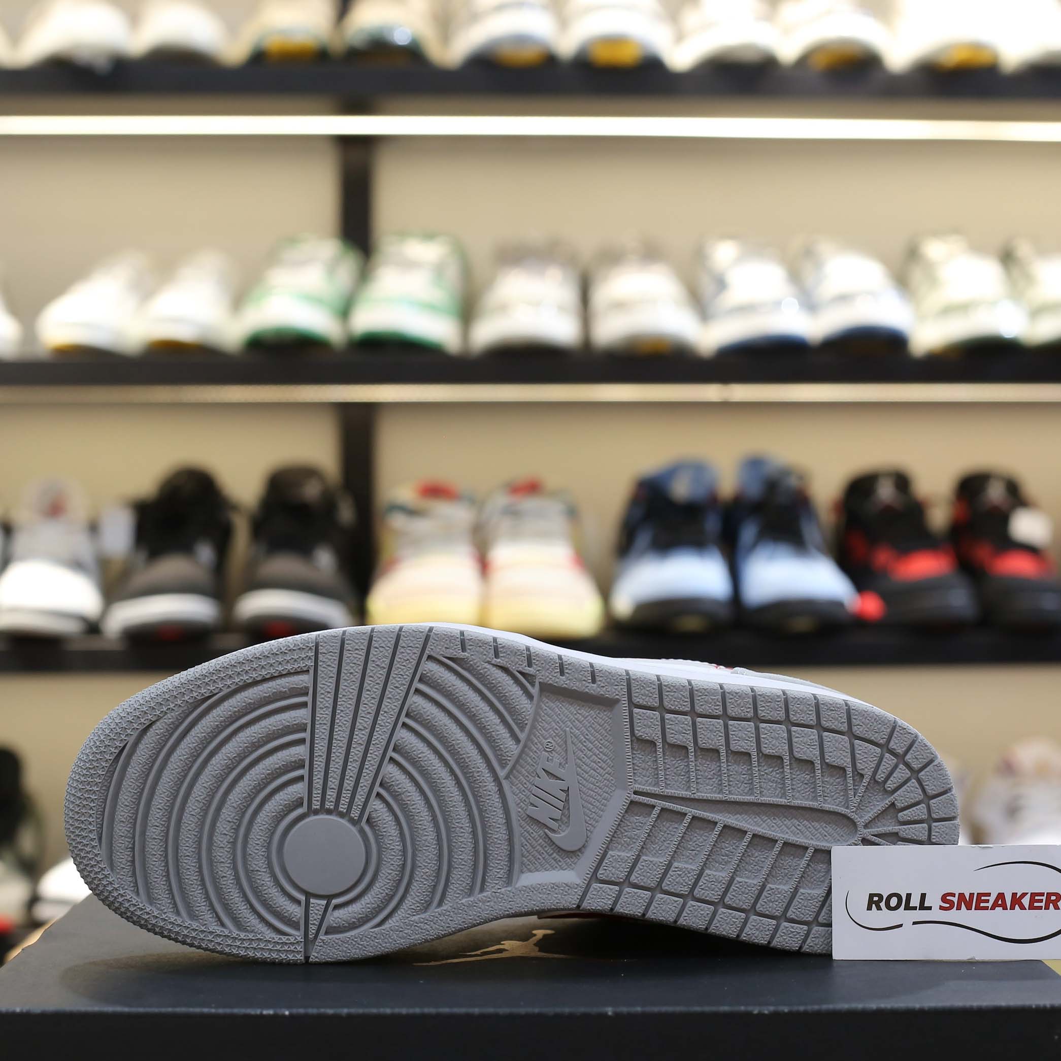 Giày Air Jordan 1 Low SE ‘Light Smoke Grey Gym Red’ Best Quality