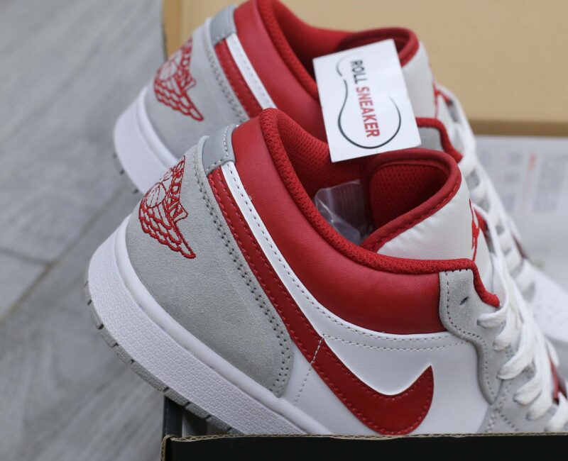 Giày Air Jordan 1 Low SE ‘Light Smoke Grey Gym Red’ Best Quality