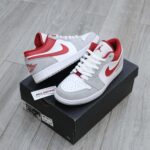 Giày Air Jordan 1 Low SE ‘Light Smoke Grey Gym Red’ Best Quality
