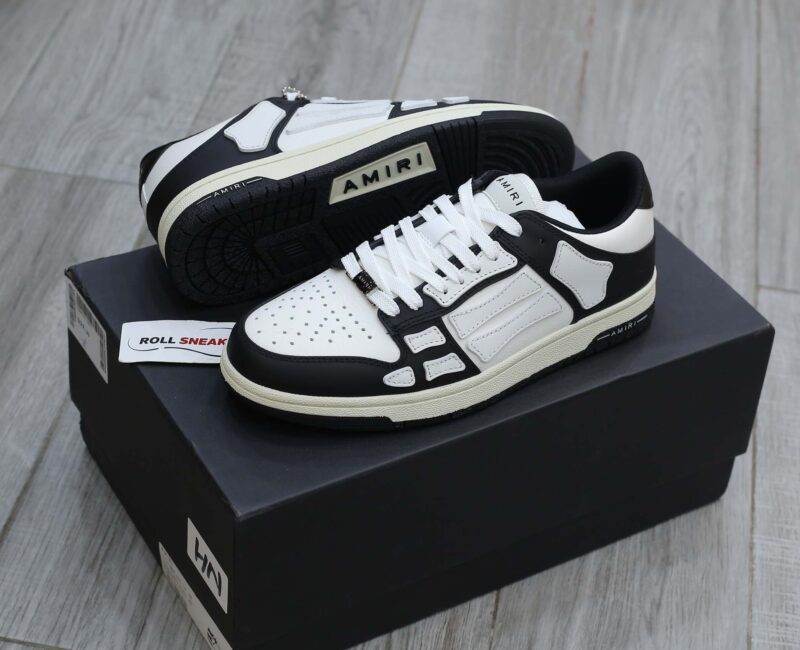 Giày Amiri Skel Top Low ‘Black White’ Best Quality