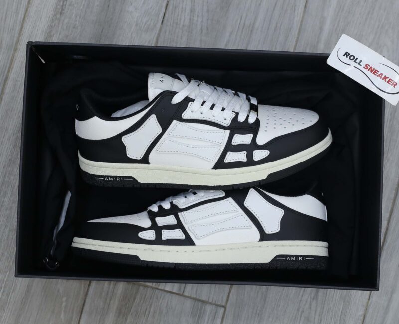 Giày Amiri Skel Top Low ‘Black White’ Best Quality