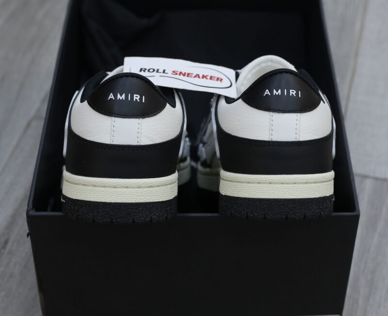 Giày Amiri Skel Top Low ‘Black White’ Best Quality