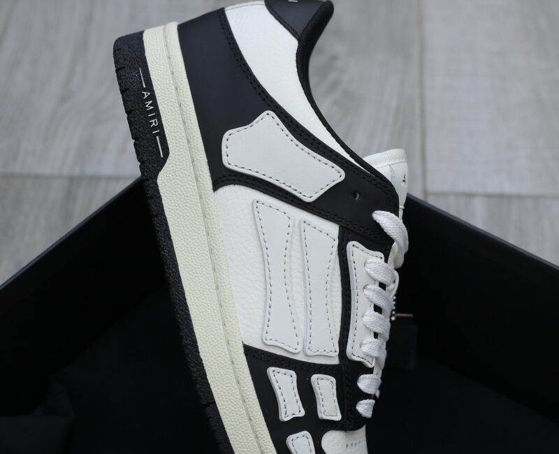 Giày Amiri Skel Top Low ‘Black White’ Best Quality