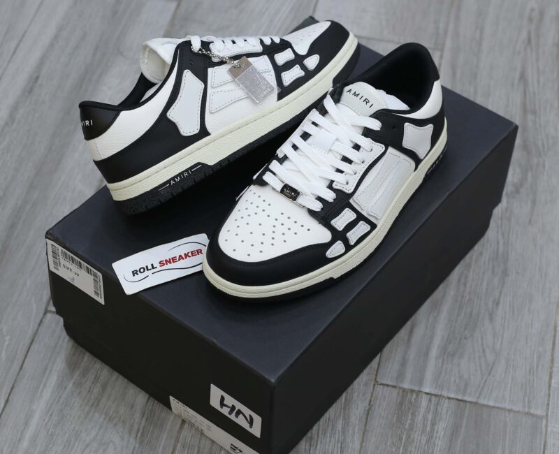 Giày Amiri Skel Top Low ‘Black White’ Best Quality