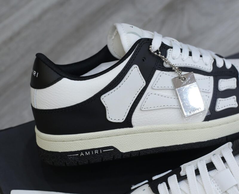 Giày Amiri Skel Top Low ‘Black White’ Best Quality