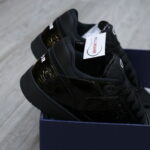 Giày Dior B27 Black Patent Calfskin Dior Oblique Gravity Leather Best Quality