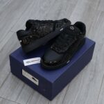 Giày Dior B27 Black Patent Calfskin Dior Oblique Gravity Leather Best Quality