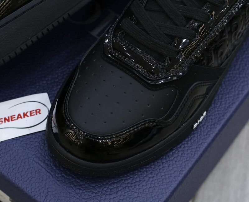 Giày Dior B27 Black Patent Calfskin Dior Oblique Gravity Leather Best Quality