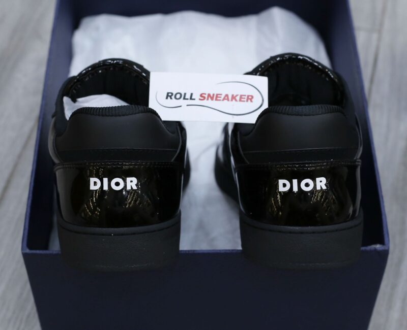 Giày Dior B27 Black Patent Calfskin Dior Oblique Gravity Leather Best Quality
