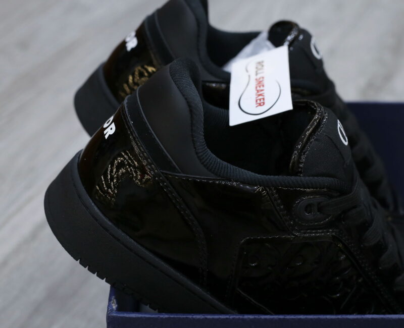 Giày Dior B27 Black Patent Calfskin Dior Oblique Gravity Leather Best Quality