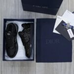 Giày Dior B27 Black Patent Calfskin Dior Oblique Gravity Leather Best Quality