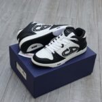 Giày Dior B57 Mid Black and White Dior Oblique Jacquard Like Auth