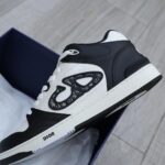 Giày Dior B57 Mid Black and White Dior Oblique Jacquard Like Auth