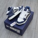 Giày Dior B57 Mid Navy Blue White Dior Oblique Jacquard Like Auth