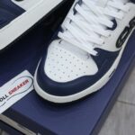 Giày Dior B57 Mid Navy Blue White Dior Oblique Jacquard Like Auth