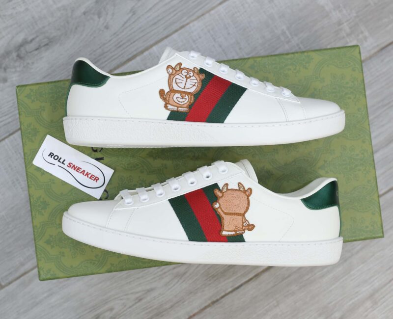 Giày Gucci Ace Doraemon Like Auth