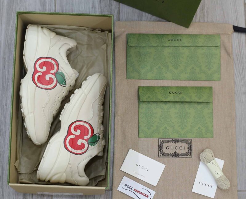 Giày Gucci GG Rhyton Apple sneaker Best Quality