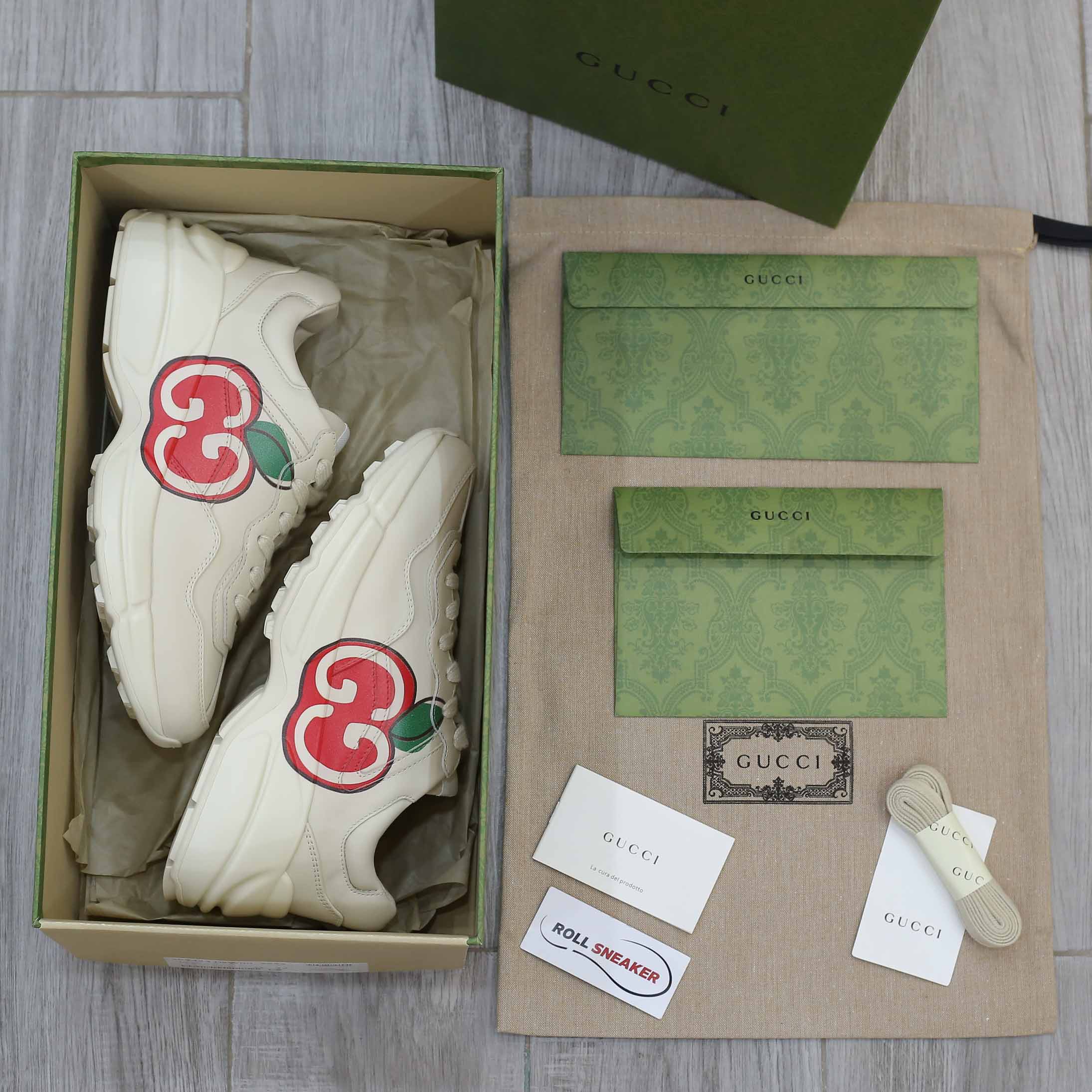 Giày Gucci GG Rhyton Apple sneaker Best Quality