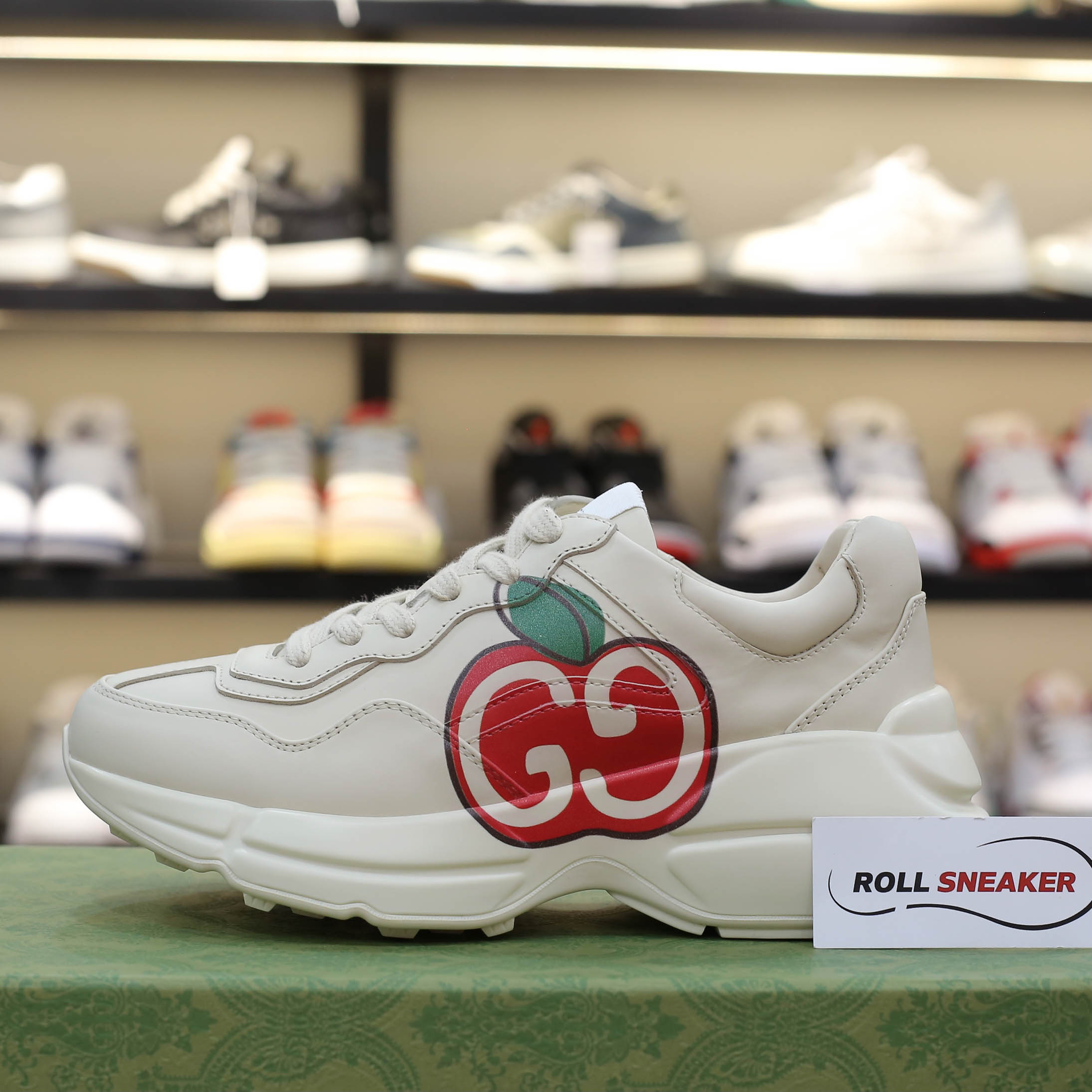 Giày Gucci GG Rhyton Apple sneaker Best Quality