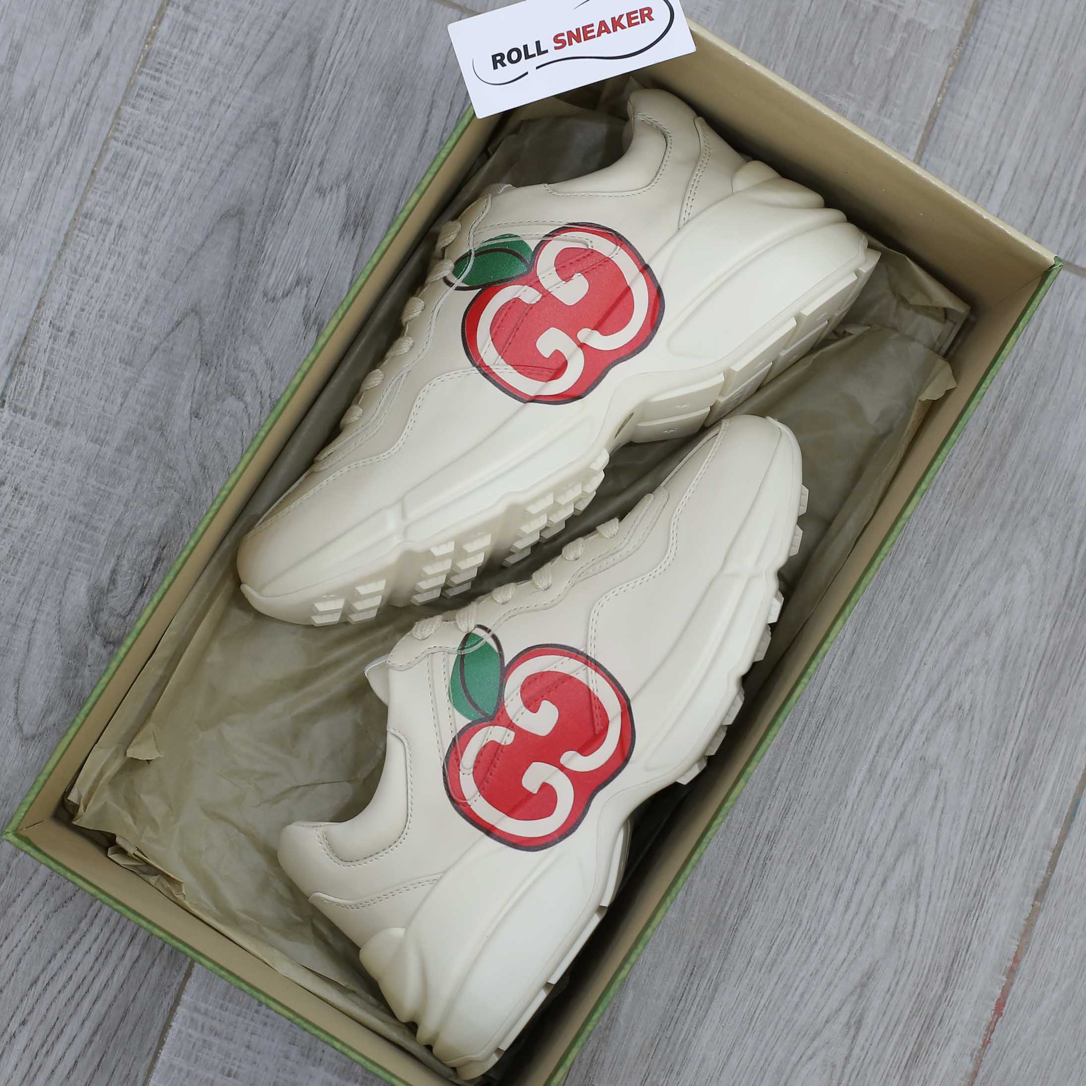 Giày Gucci GG Rhyton Apple sneaker Best Quality