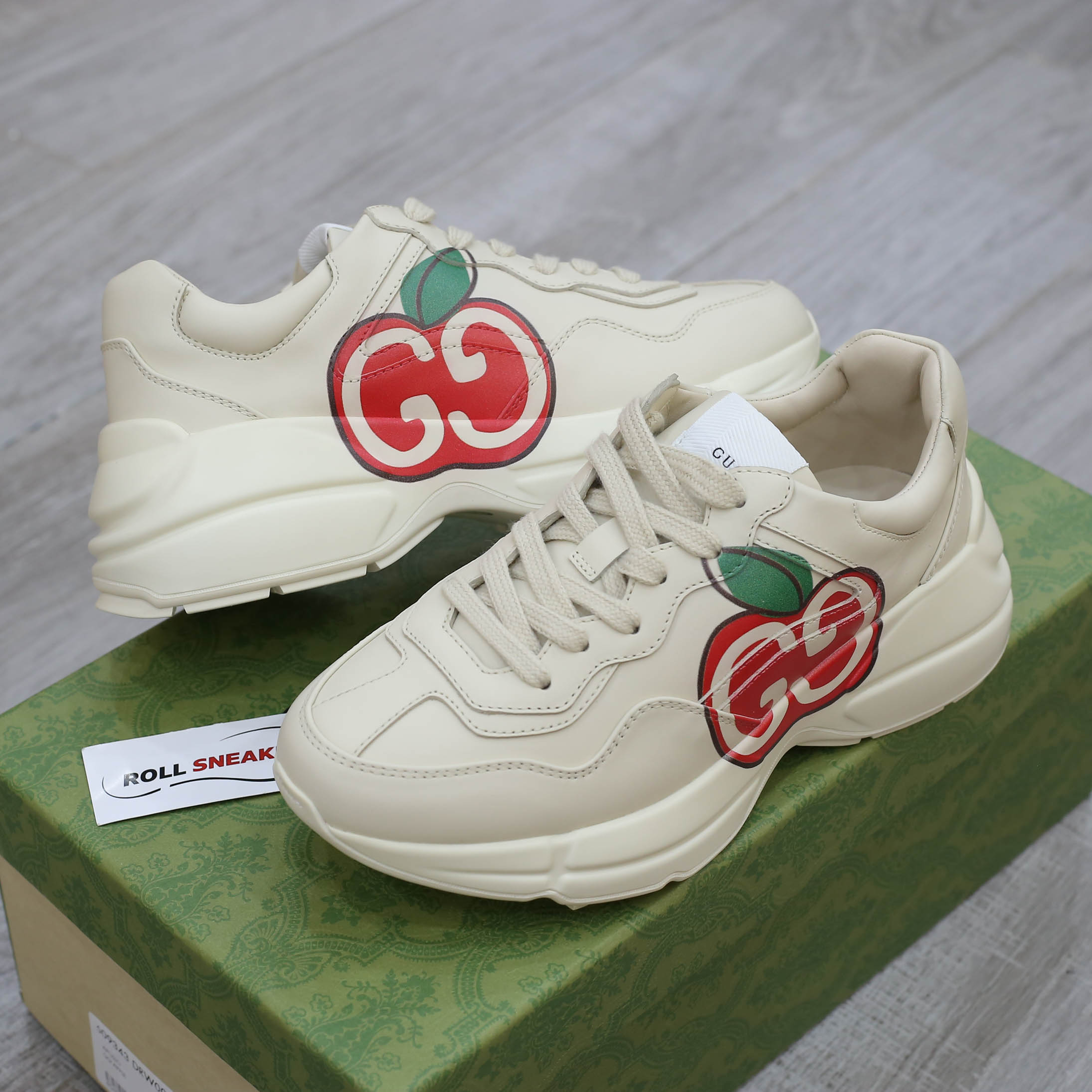 Giày Gucci GG Rhyton Apple sneaker Best Quality