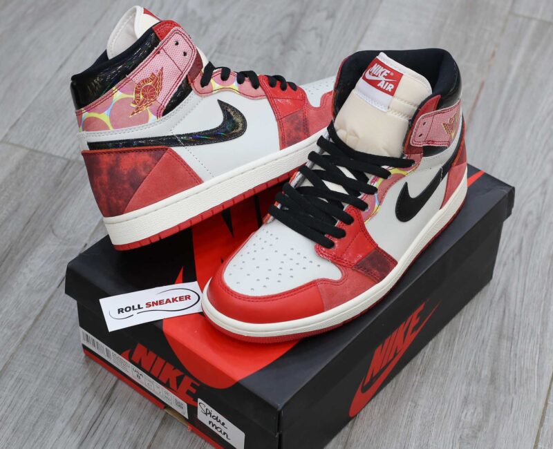 Giày Jordan 1 Retro High OG Spider-Man ‘Across the Spider-Verse’ Best Quality