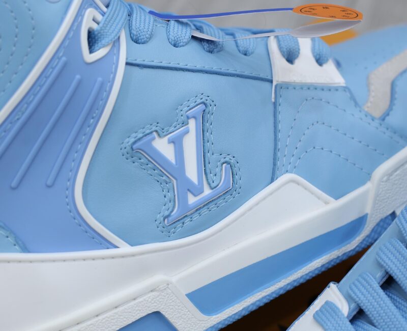 Giày Louis Vuitton Trainer Sneaker Boot Blue