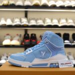 Giày Louis Vuitton Trainer Sneaker Boot Blue