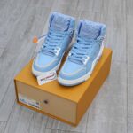 Giày Louis Vuitton Trainer Sneaker Boot Blue