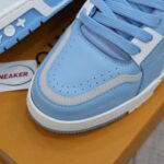 Giày Louis Vuitton Trainer Sneaker Boot Blue