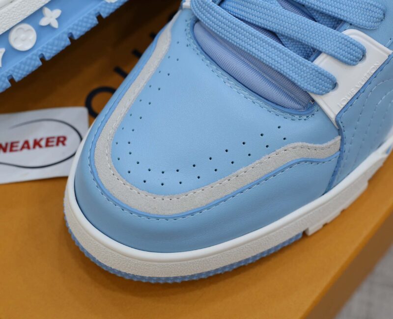 Giày Louis Vuitton Trainer Sneaker Boot Blue