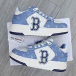 Giày MLB Chunky Liner Mid Denim Boston Red Sox ‘D.Blue’ Auth