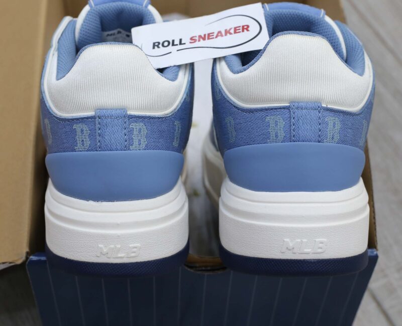 Giày MLB Chunky Liner Mid Denim Boston Red Sox ‘D.Blue’ Auth