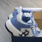 Giày MLB Chunky Liner Mid Denim Boston Red Sox ‘D.Blue’ Auth
