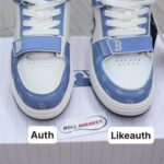 Giày MLB Chunky Liner Mid Denim Boston Red Sox ‘D.Blue’ Auth