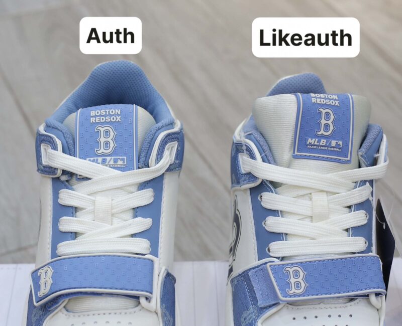 Giày MLB Chunky Liner Mid Denim Boston Red Sox ‘D.Blue’ Auth