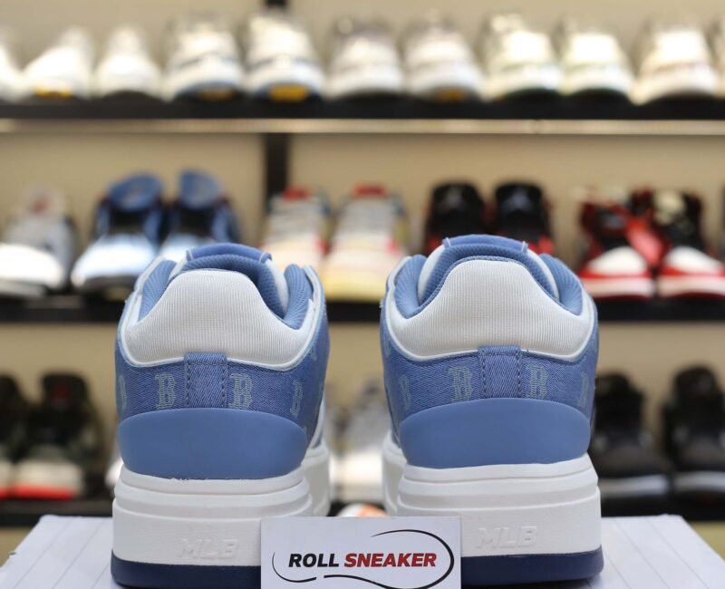 Giày MLB Chunky Liner Mid Denim Boston Red Sox ‘D.Blue’ Auth