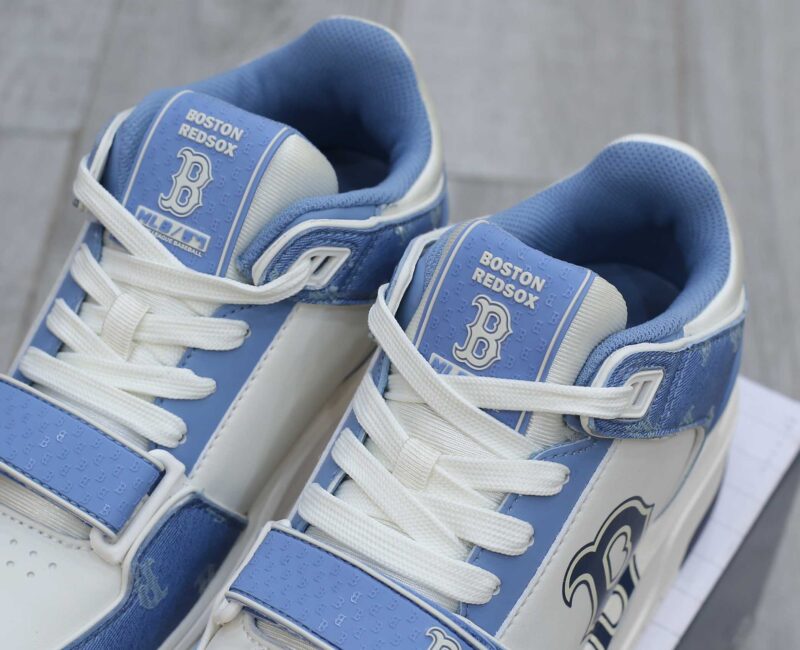Giày MLB Chunky Liner Mid Denim Boston Red Sox ‘D.Blue’ Auth