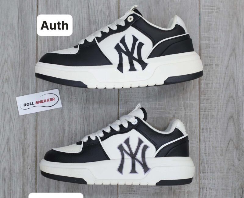 Giày MLB Chunky Liner Piano Black New York Yankees Auth